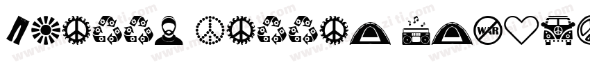 Trippy Hippie Regula字体转换